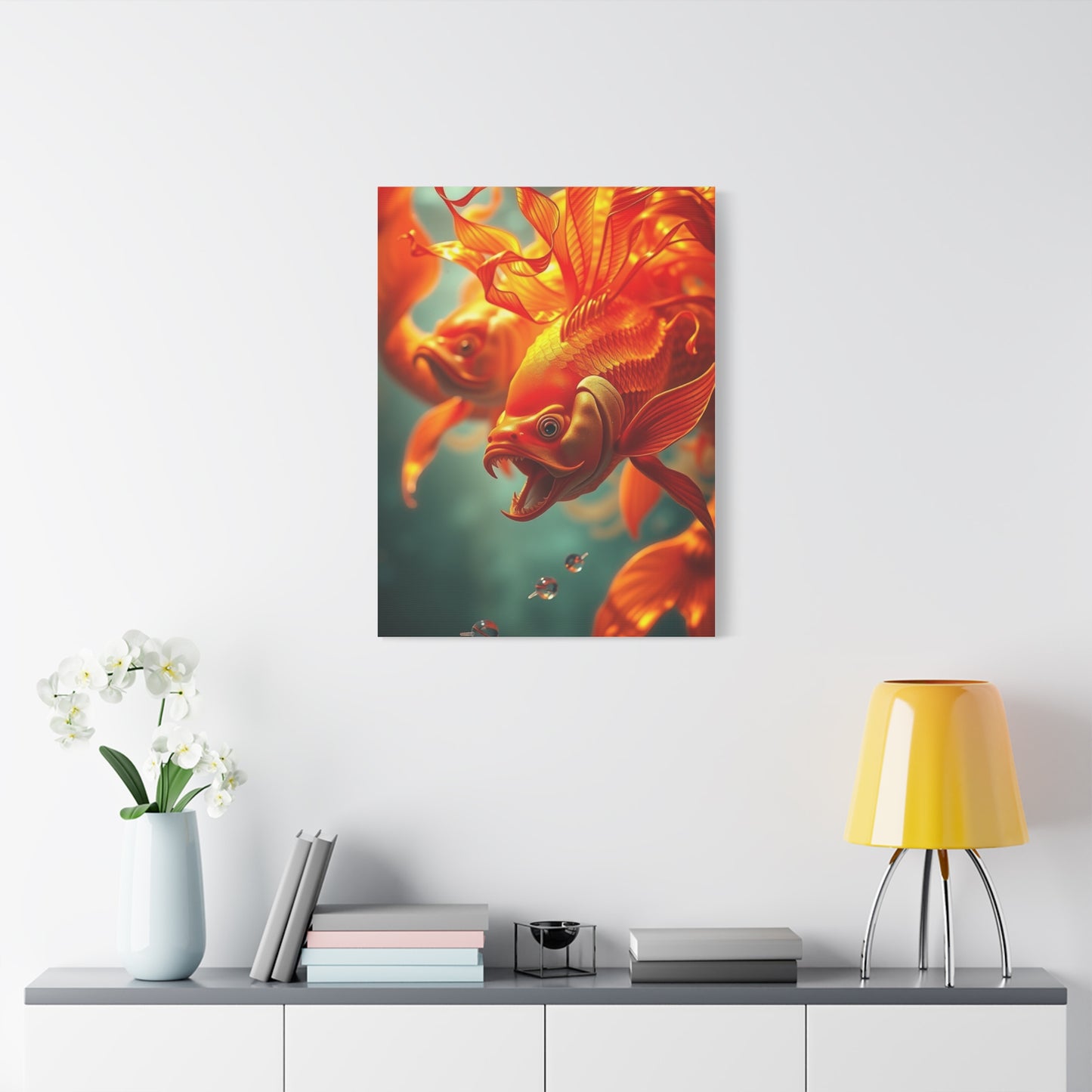 Ethereal Fins Elegance wall art & canvas print