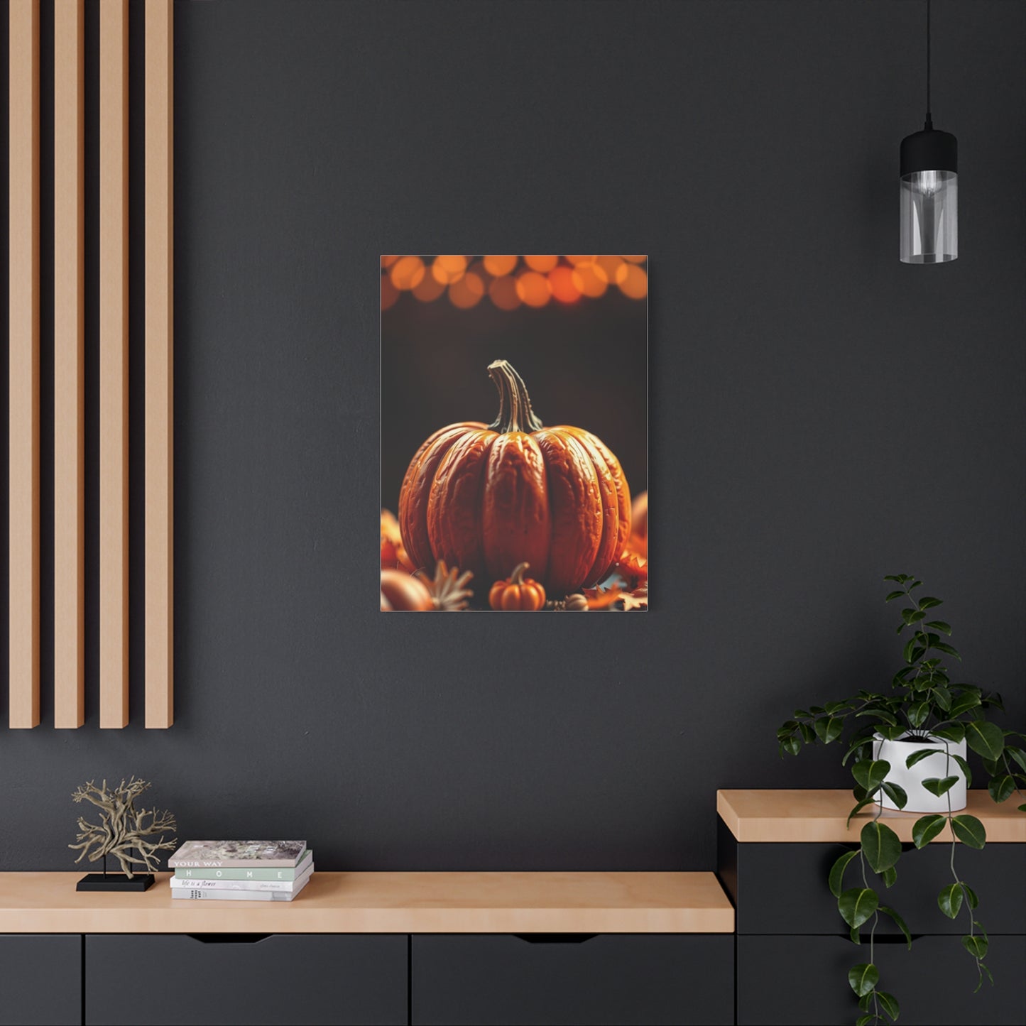 Golden Ember Tableau wall art & canvas print