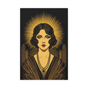 Radiant Deco Icon Woman Wall Art & Canvas Prints