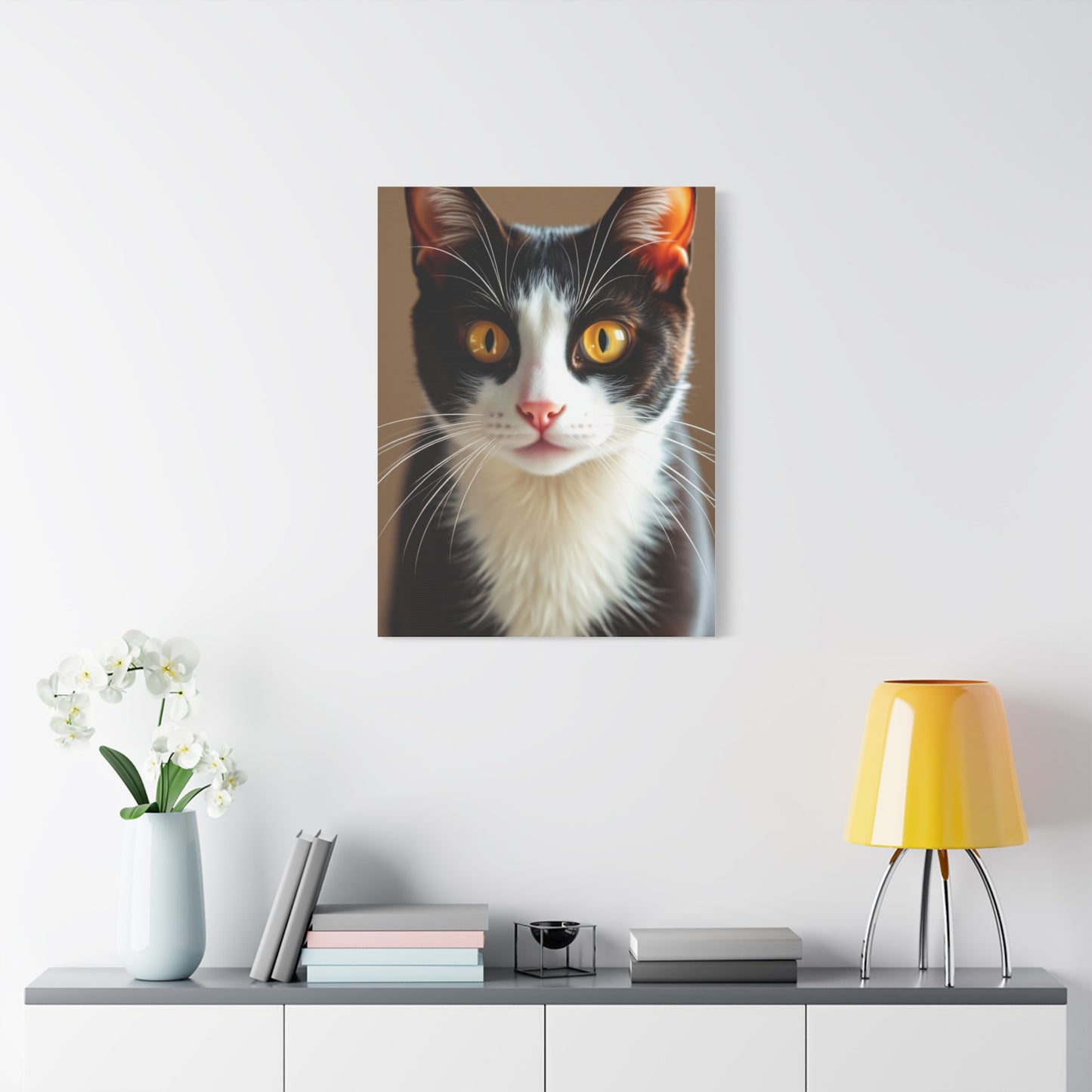 Tuxedo Cat Art Supreme Canvas Wall Art & Canvas Print