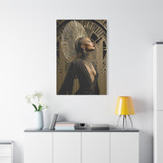 Art Deco Gold Muse Portrait Wall Art & Canvas Print