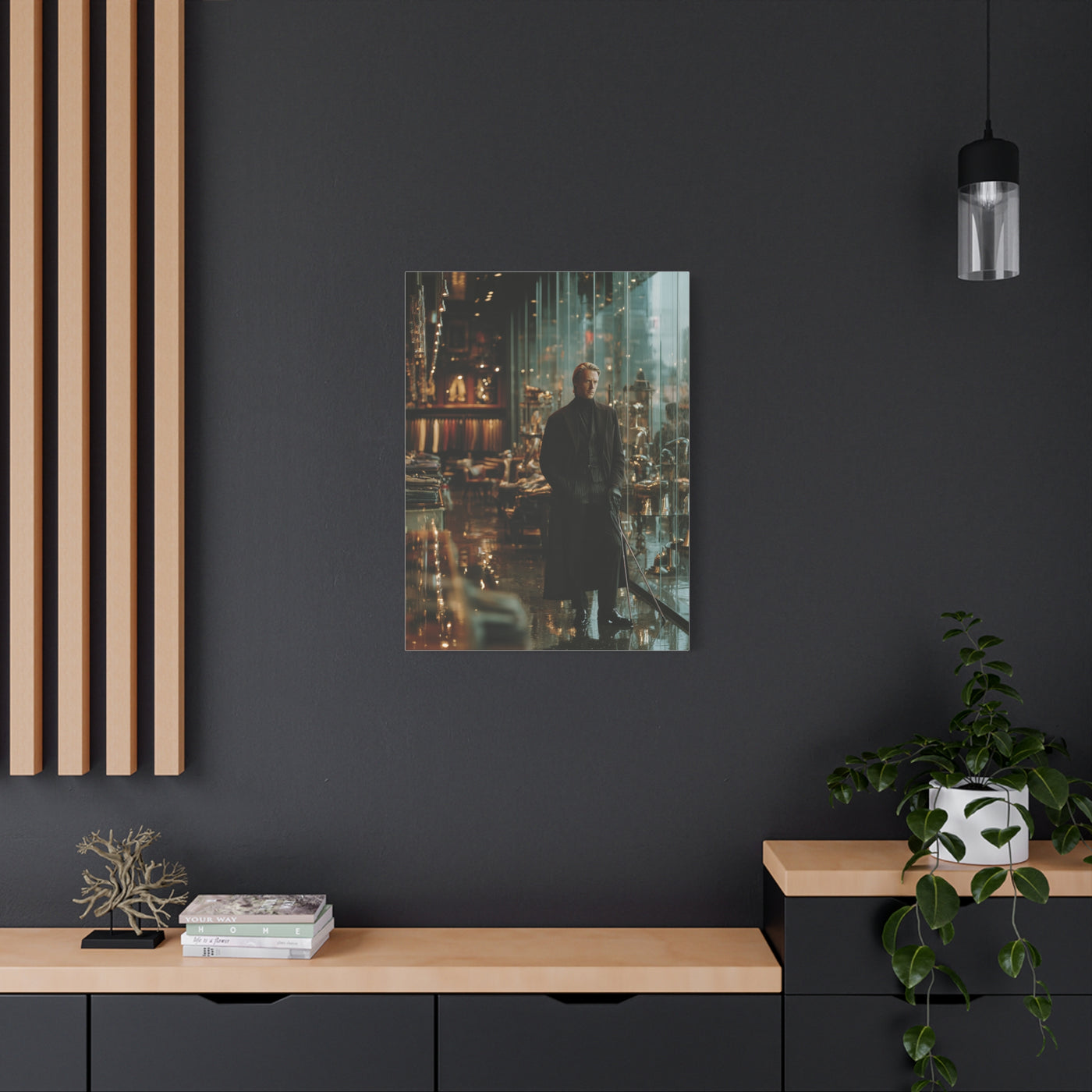 Modern Luxury Golfer Editorial Portrait Wall Art & Canvas Print