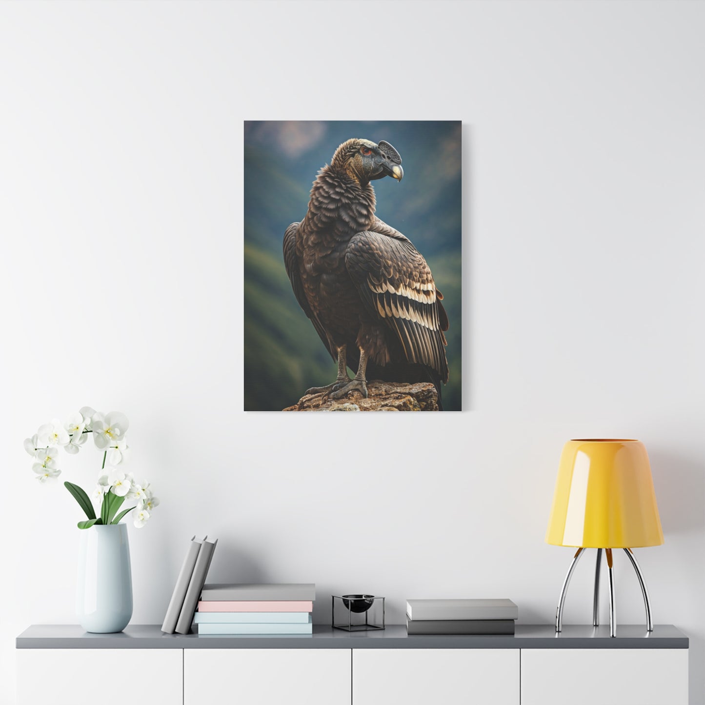 Andean Condor on Mountain Ledge Wall Art & Canvas Prints