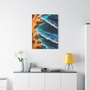 Resin Shoreline Aerial Ocean Art Wall Art & Canvas Print
