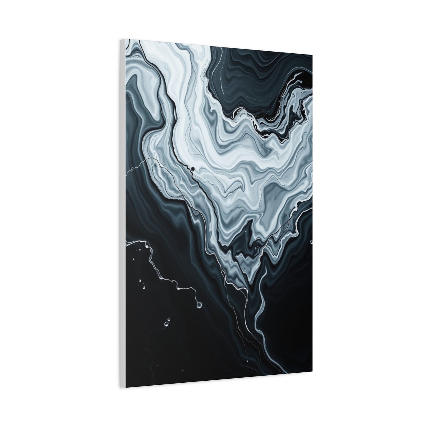 Black and White Abstract Art Supreme Canvas Wall Art & Canvas Print