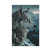 Siberian Husky Winter Ridge Portrait Wall Art & Canvas Print
