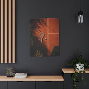 Clay Court Minimal Tennis Sports Wall Art & Canvas Print