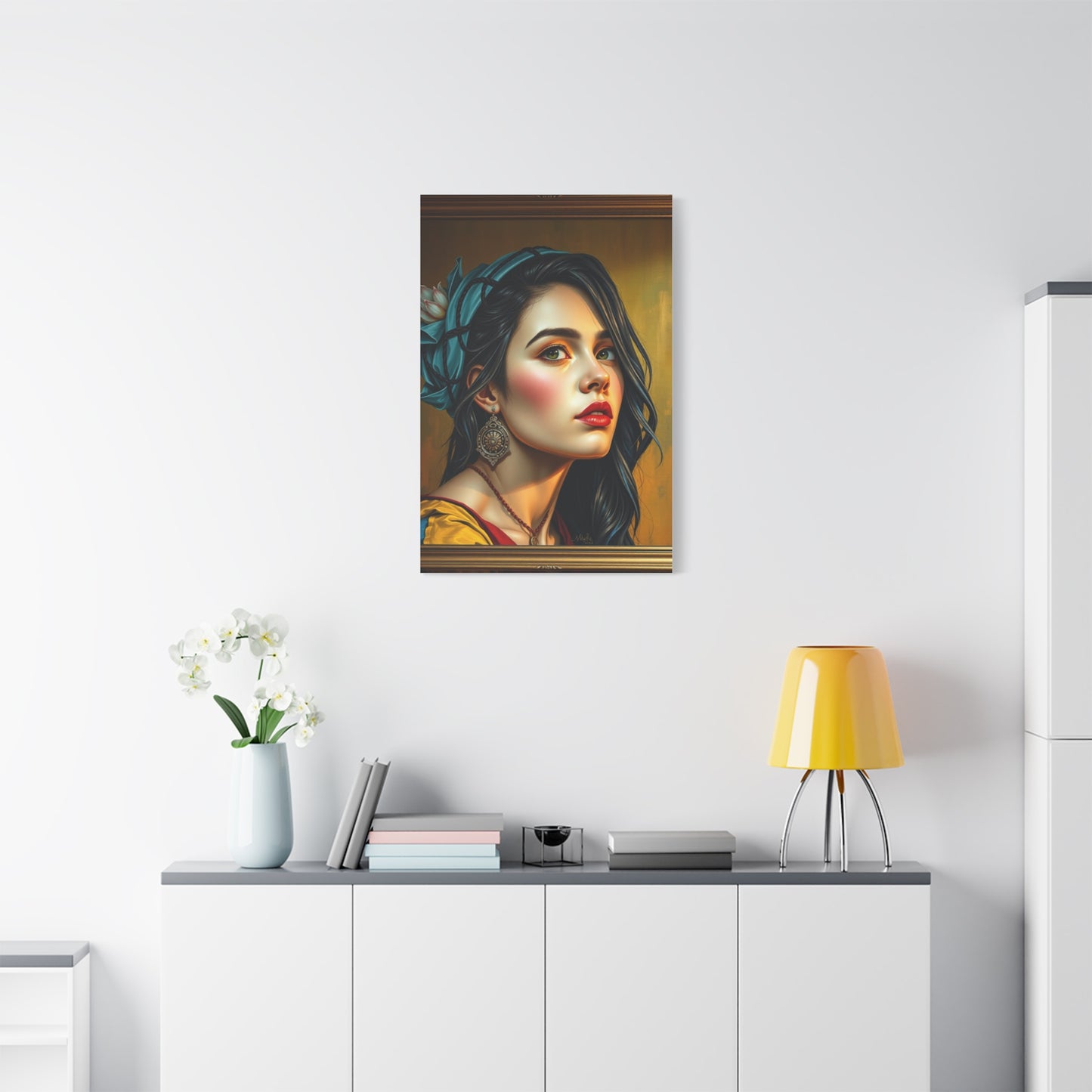 Gilded Brushwork Elegance