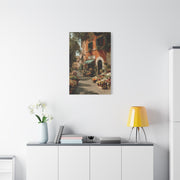 Italian Flower Market Street Wall Art & Canvas Print
