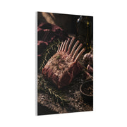 Frenched Rack of Lamb Rustic Prep Wall Art & Canvas Print