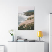 Wind Swept Coastal Cliffs Above the Ocean Wall Art & Canvas Print