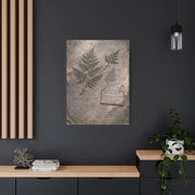 Antique Fern Herbarium Archive Wall Art & Canvas Print