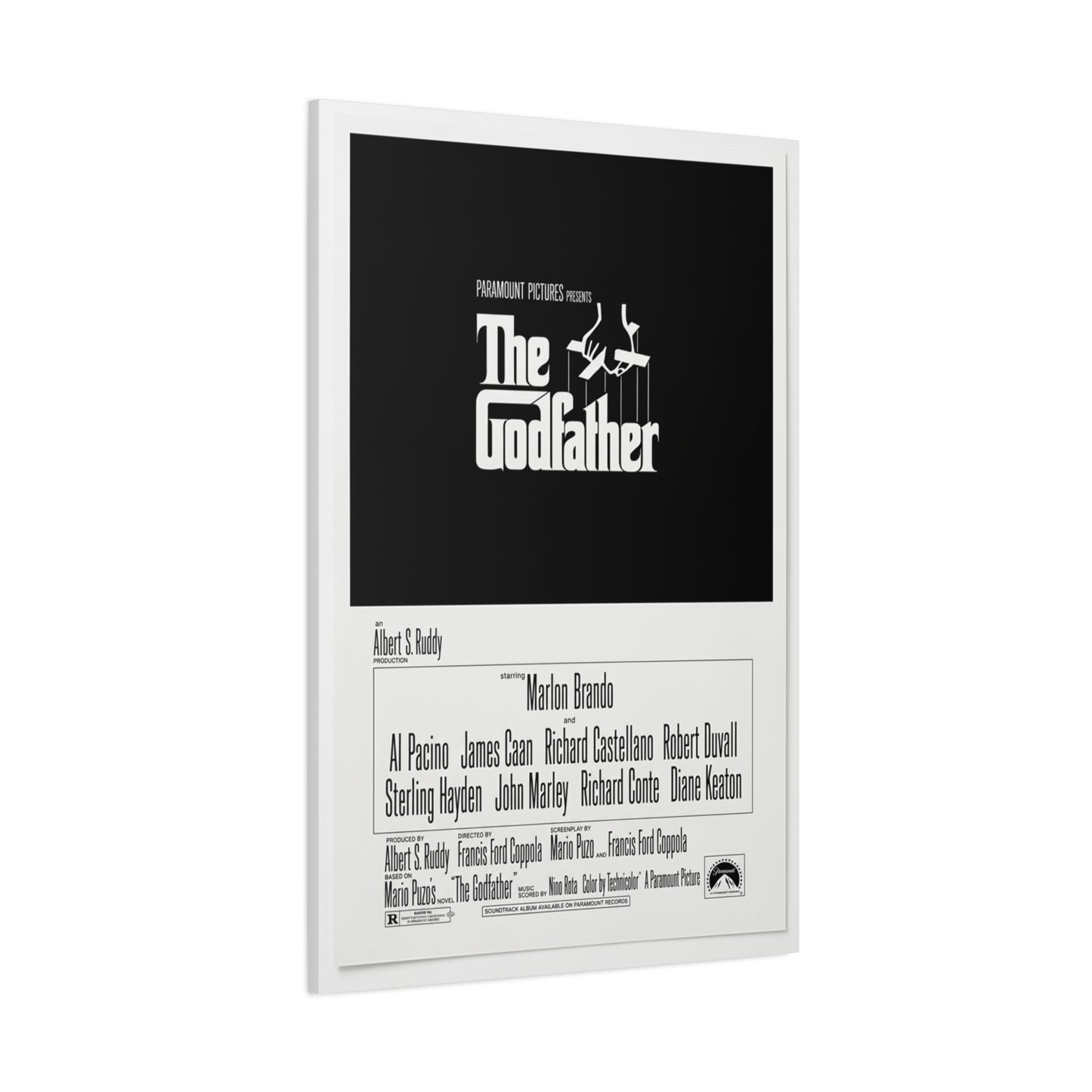 The Godfather Movie Poster Wall Art & Canvas Print