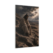 Jesus in the Wilderness Reflection Wall Art & Canvas Print