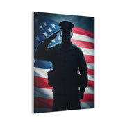 Saluting Soldier American Pride Wall Art & Canvas Prints