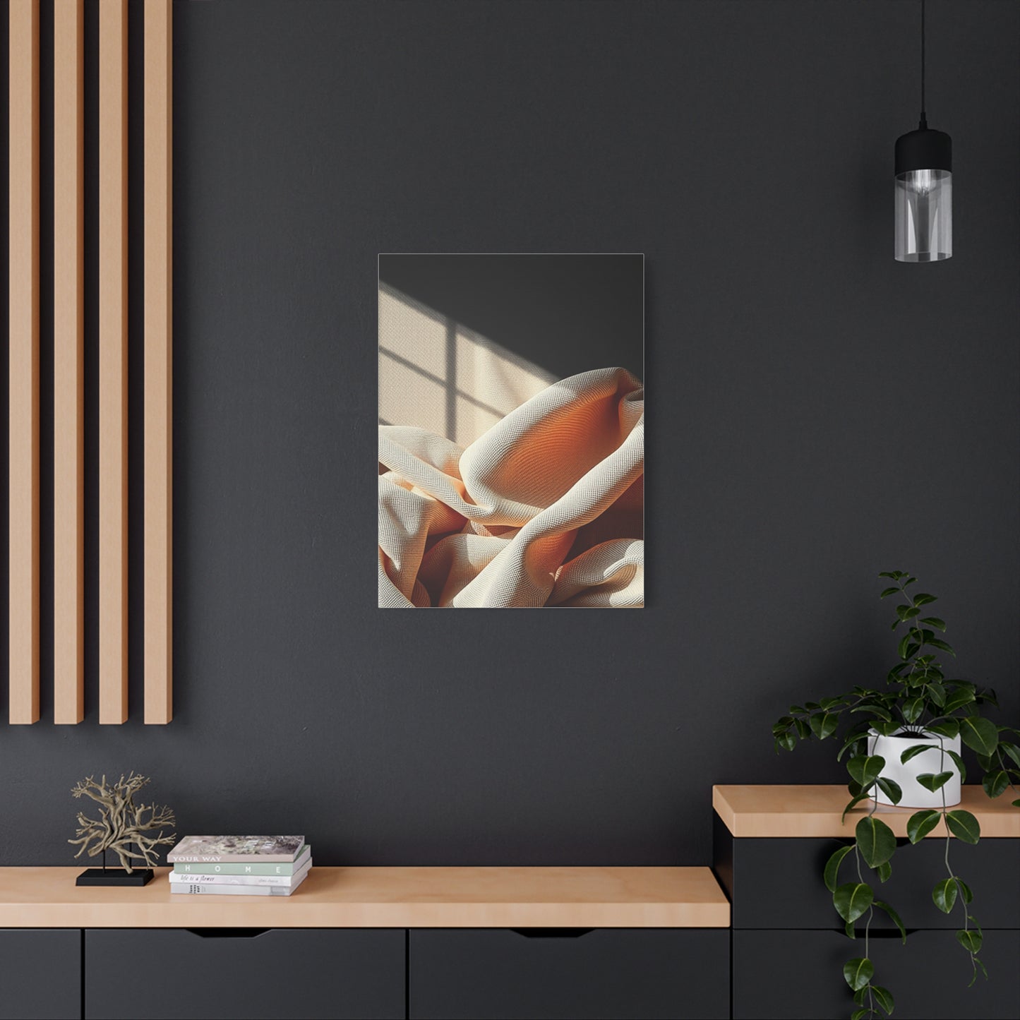 Masterpiece Taupe, Linen, and Gray Art Vision Wall Art & Canvas Print