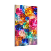 Luminous Acrylic-Glass Cubes Wall Art & Canvas Print