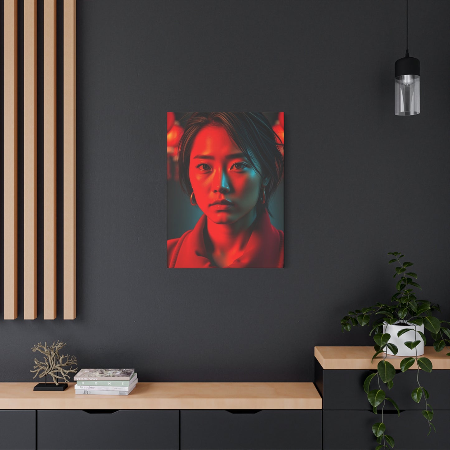 Burgundy Opulence Canvas Wall Art & Canvas Print