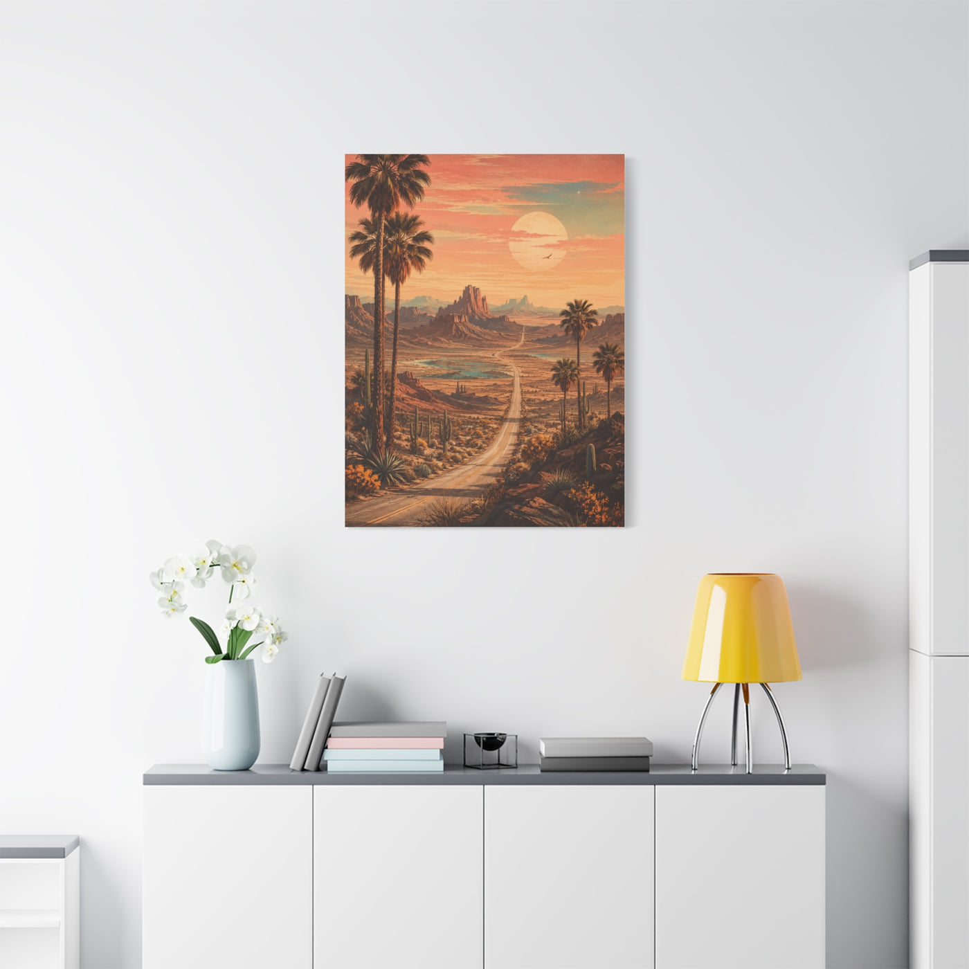 Enchanted Desert Highway Wall Art & Canvas Print
