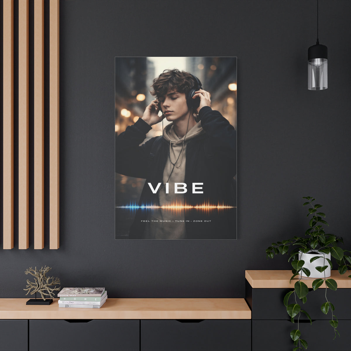 Vibe Music Poster Wall Art & Canvas Print