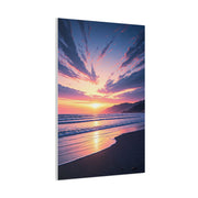 Vibrant Skyburst Seaside Sunset Wall Art & Canvas Prints