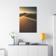 Golden Desert Dunes Minimal Landscape Wall Art & Canvas Prints