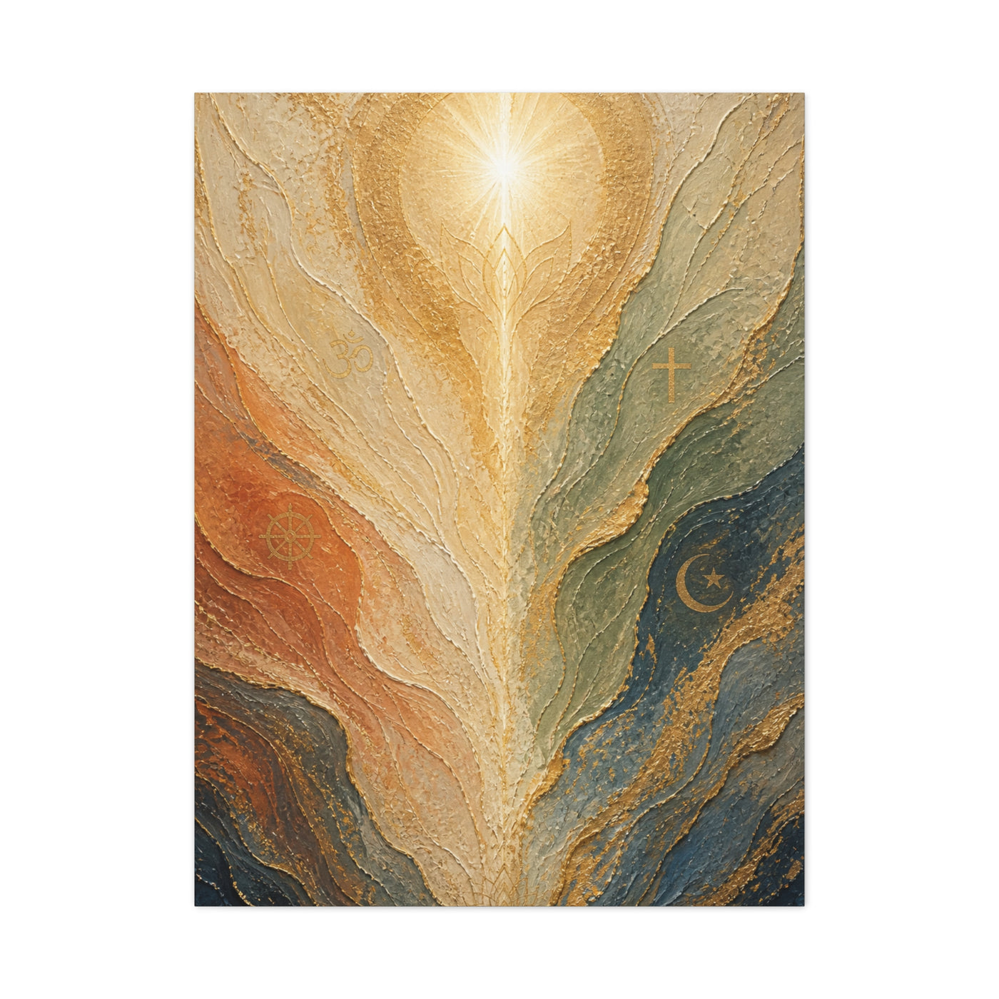 Abstract Divine Light Spiritual Wall Art & Canvas Print