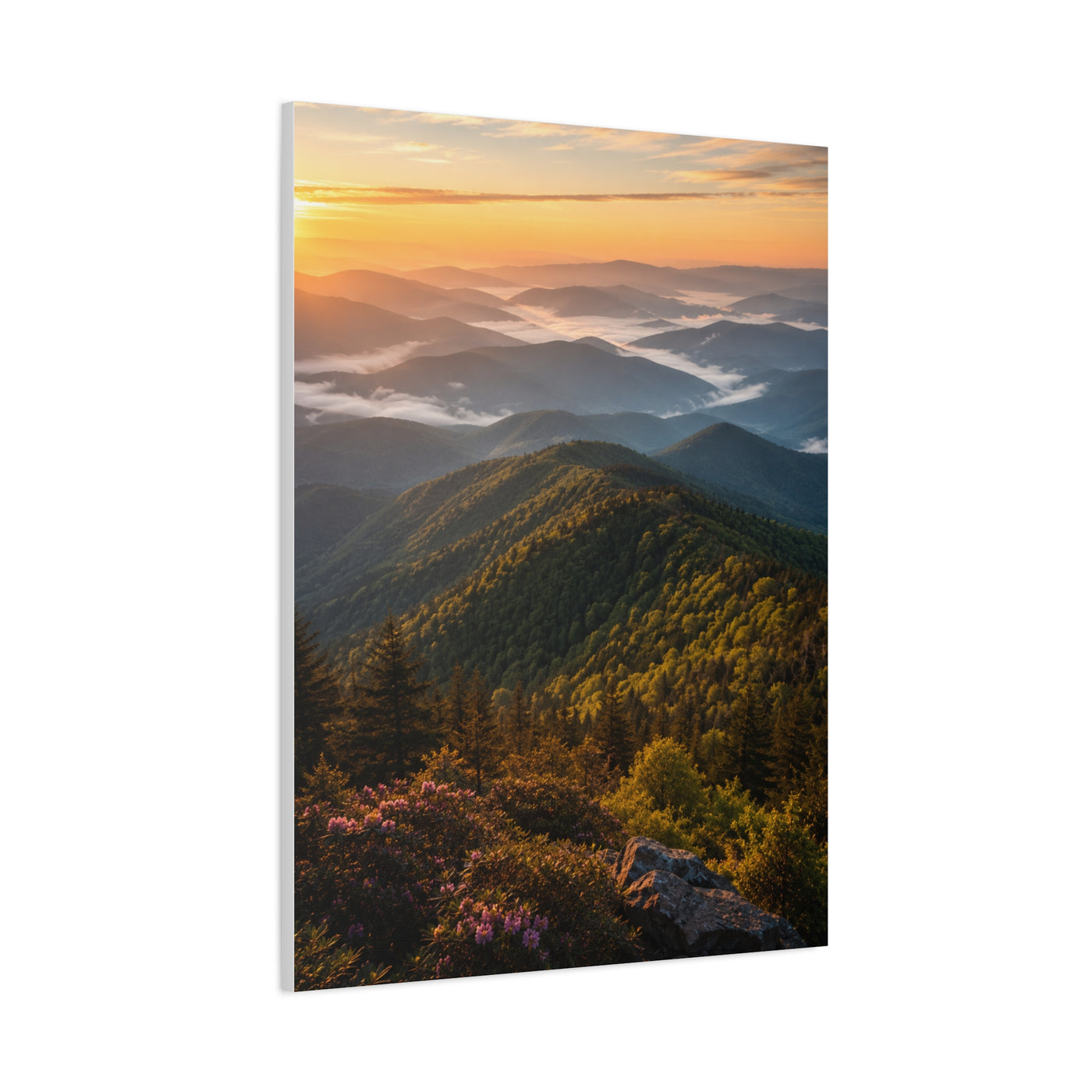 Great Smoky Mountains Sunrise Wall Art & Canvas Print