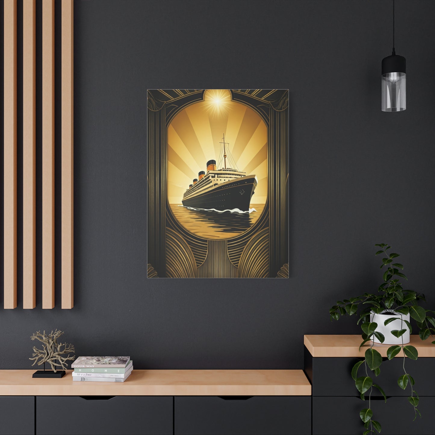 Golden Voyage Art Deco Cruise Wall Art & Canvas Prints