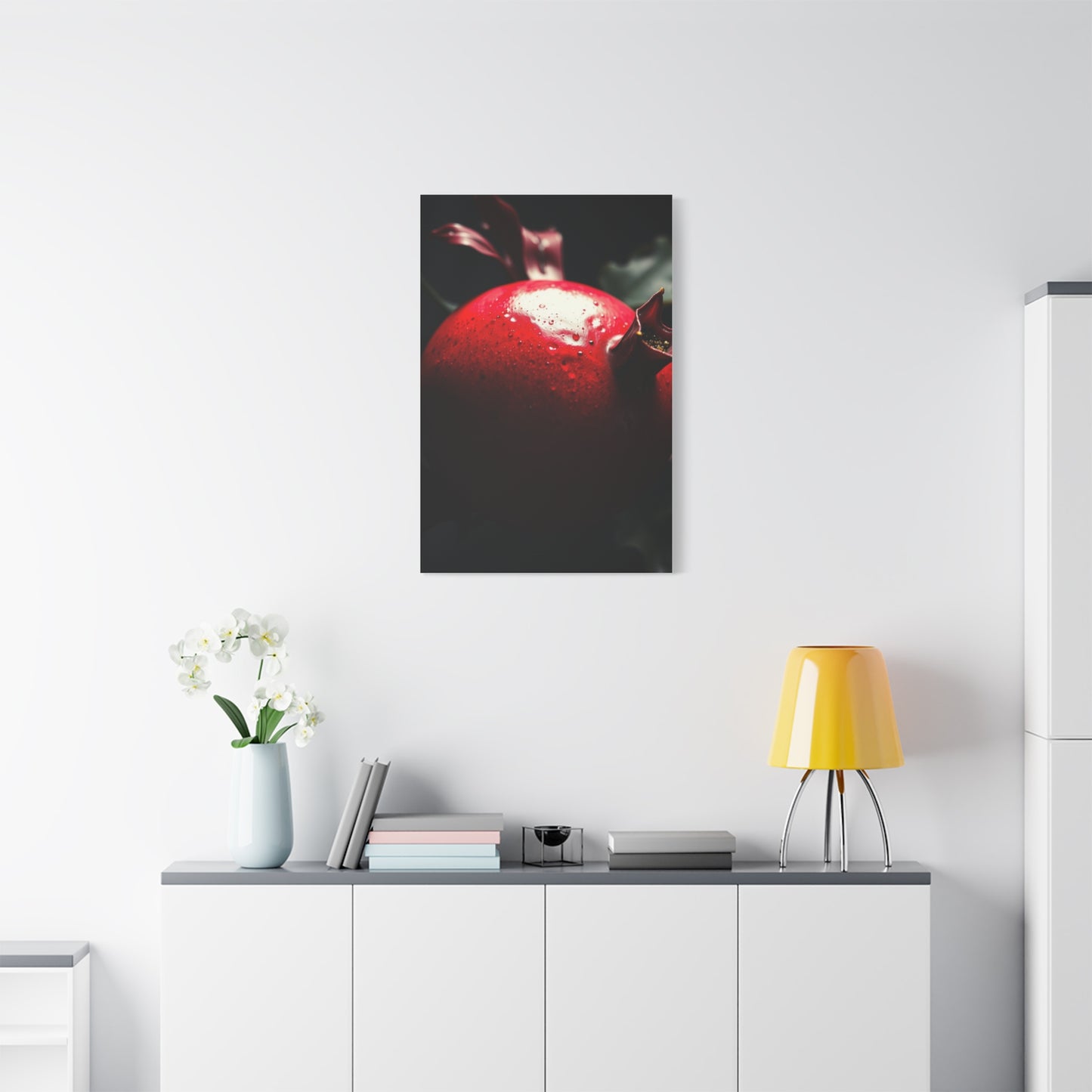 Rich Garnet Nocturne Wall Art & Canvas Print