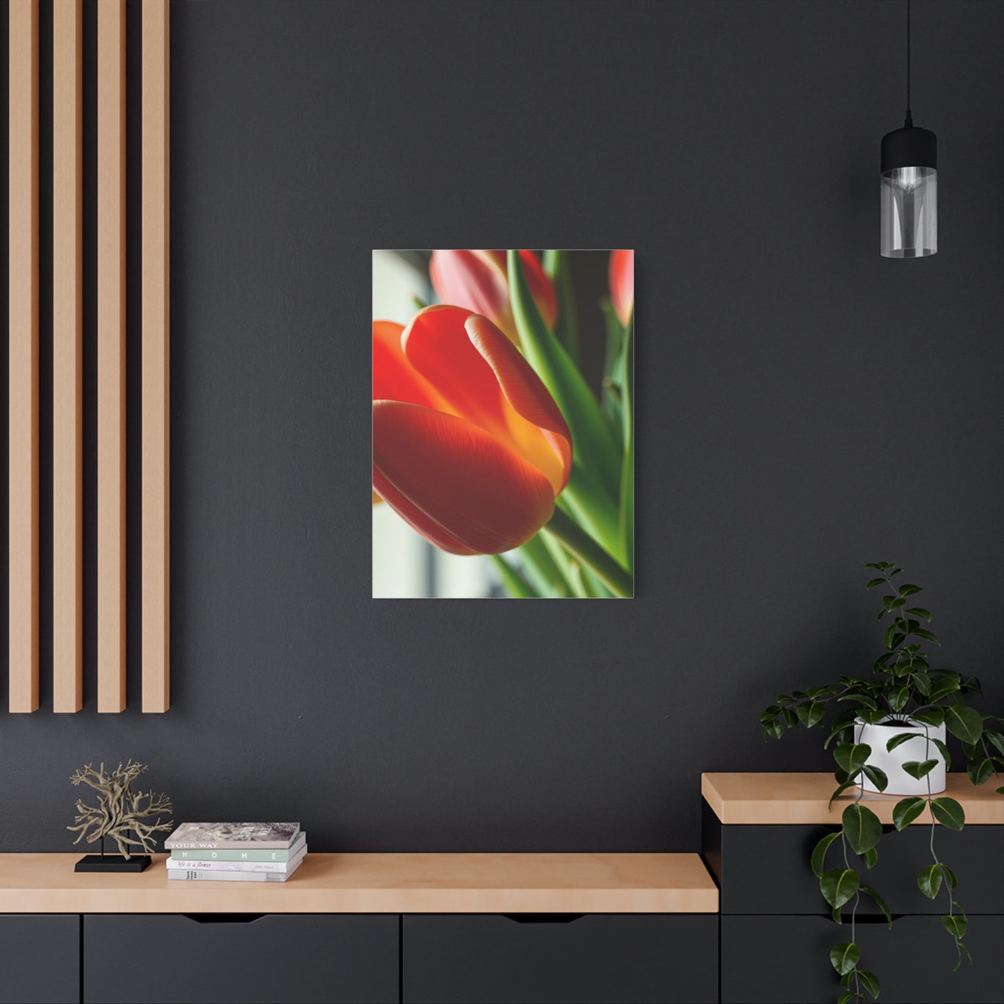 Supreme Tulip Flower Art Beautiful Collection Wall Art & Canvas Print