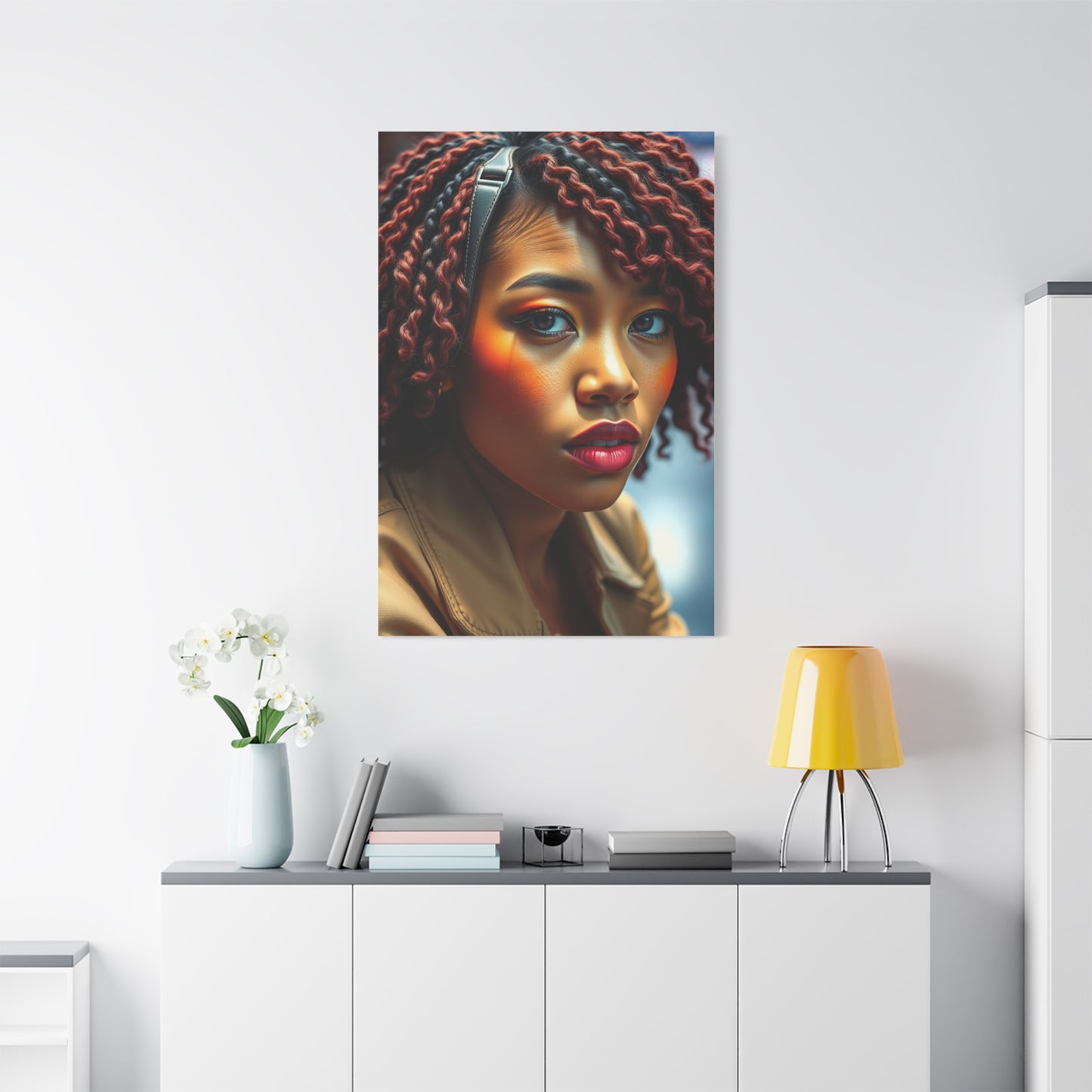 Supreme Pop of Orange Art Collection Wall Art & Canvas Print