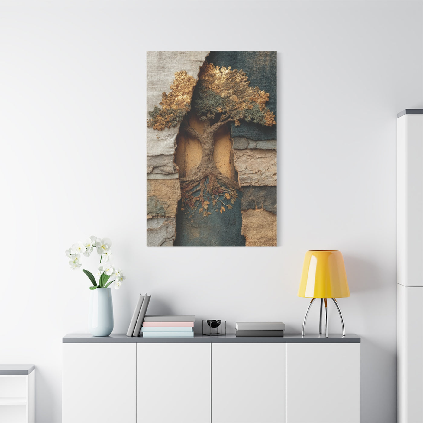 Tree of Life Textural Relief Wall Art & Canvas Print