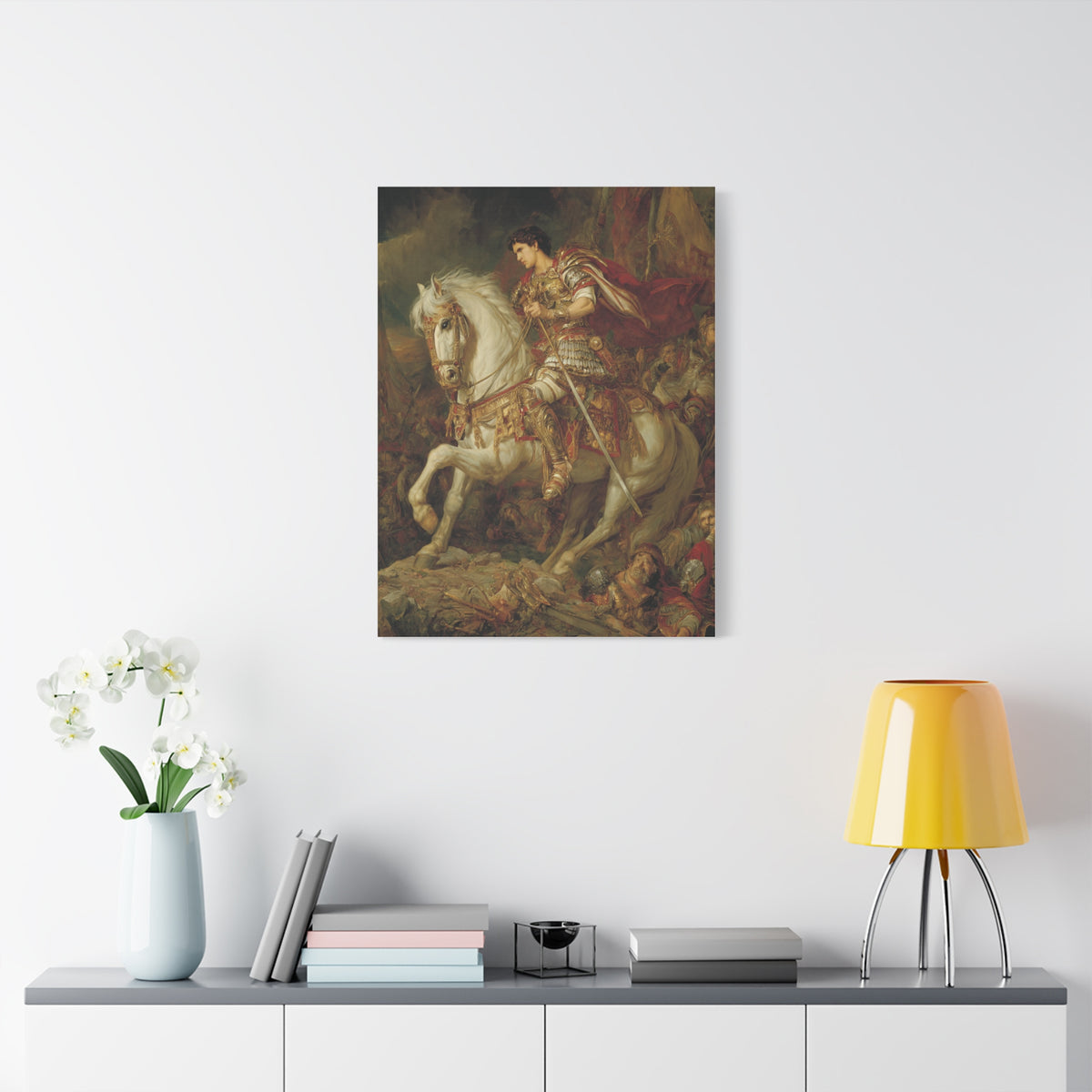 Alexander the Great Commanding The Battlefield Wall Art & Canvas Print