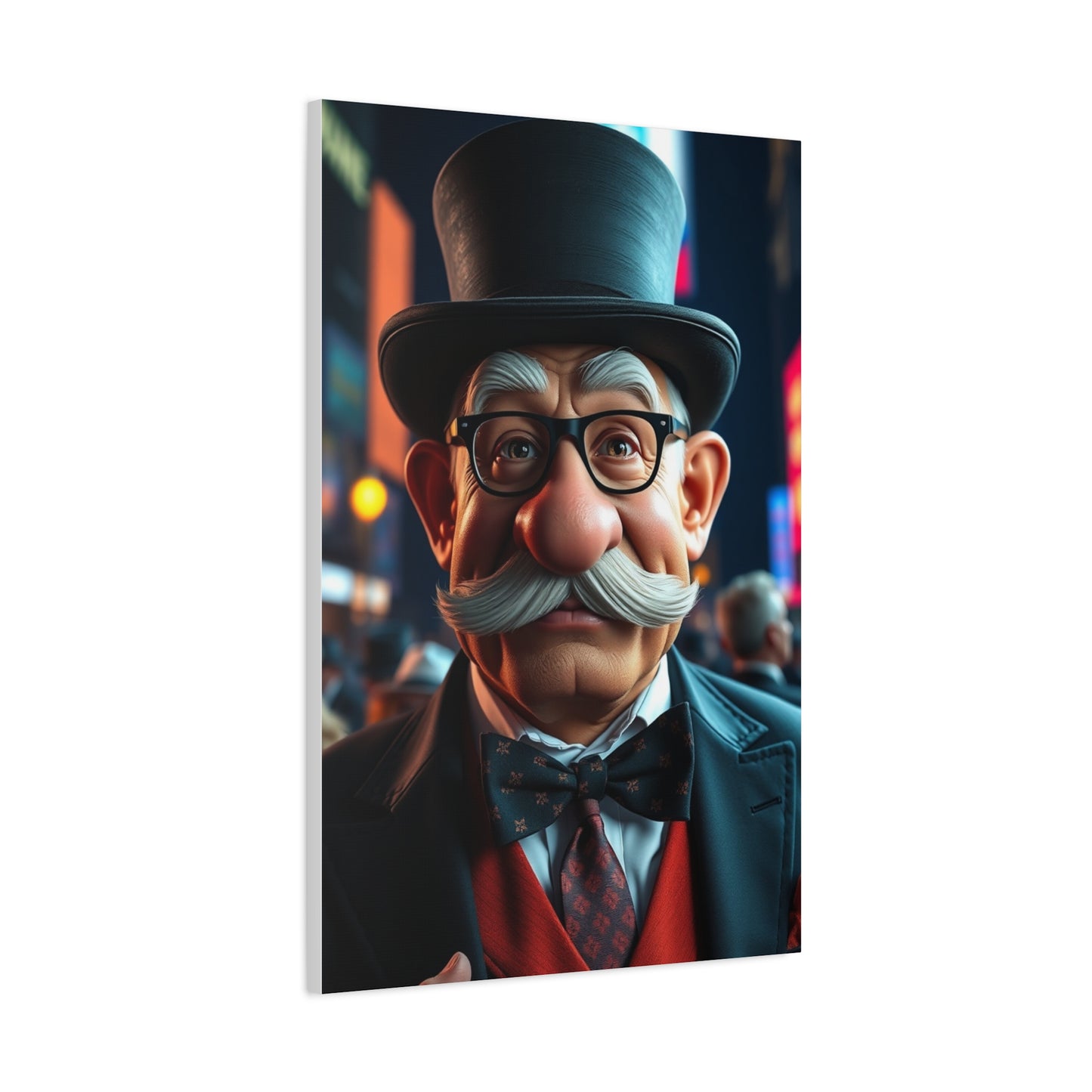 Rich Uncle Pennybags Art Supreme Canvas Wall Art & Canvas Print