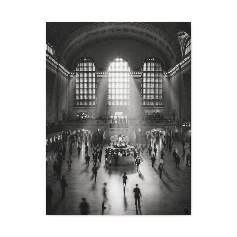 Grand Central Light & Motion Study Wall Art & Canvas Print