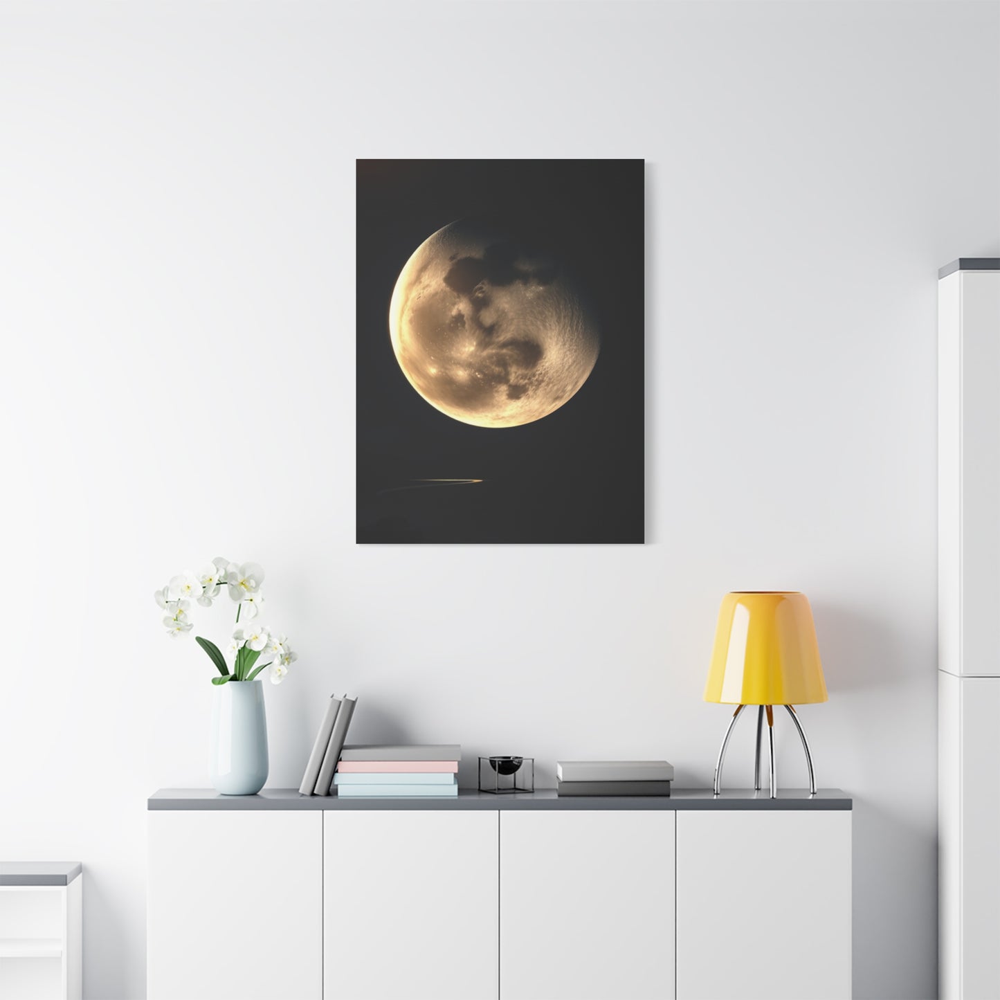 Vision Crescent Moon Art Art Wall Art & Canvas Print