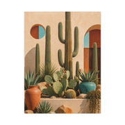 Desert Modern Cactus Garden Southwest Wall Art & Canvas Print