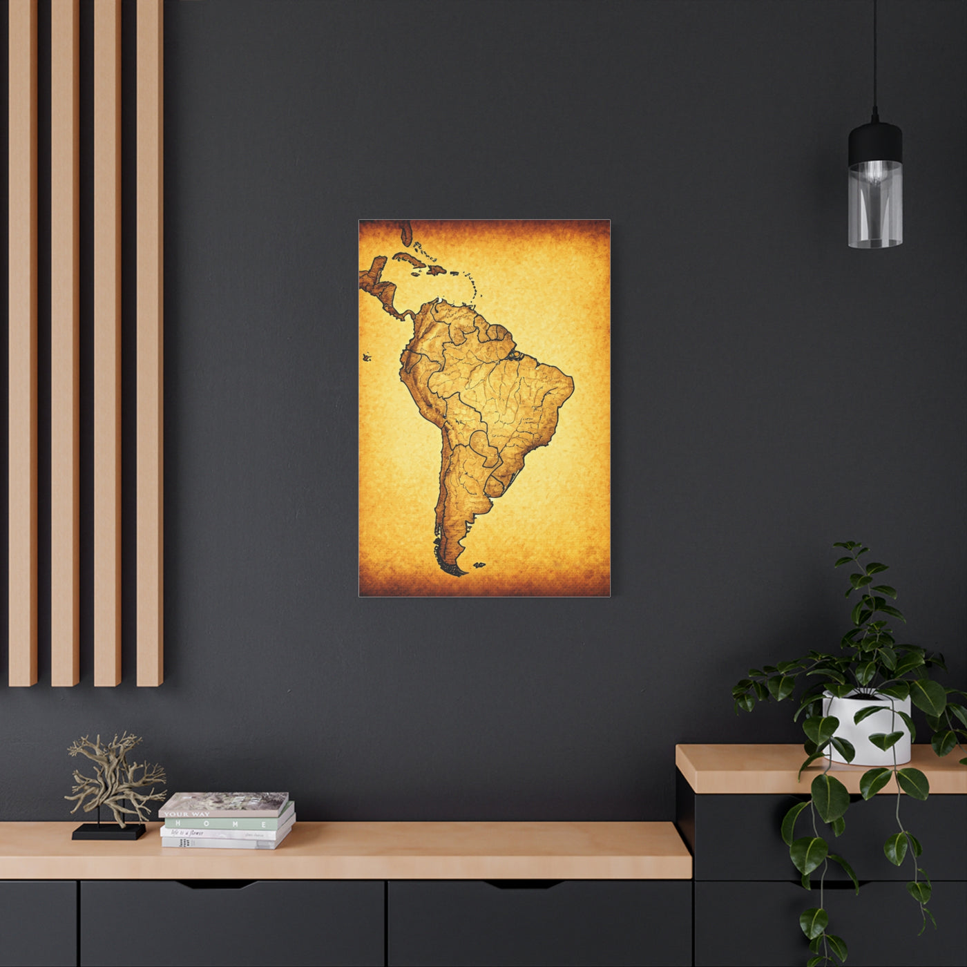 South America Vintage Cartography Poster Wall Art & Canvas Prints