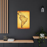 South America Vintage Cartography Poster Wall Art & Canvas Prints