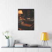 Vinyl Collector Studio Scene Wall Art & Canvas Print