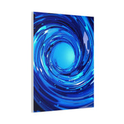 Luminous Blue Vortex Wall Art & Canvas Prints