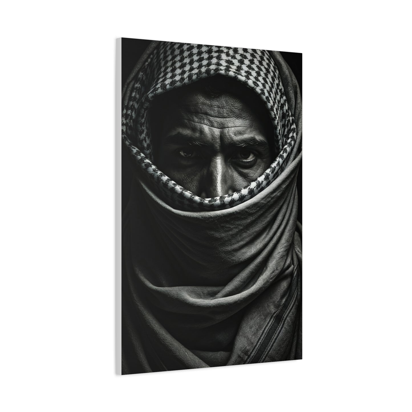 Eyes of Endurance Black & White Portrait Wall Art & Canvas Prints