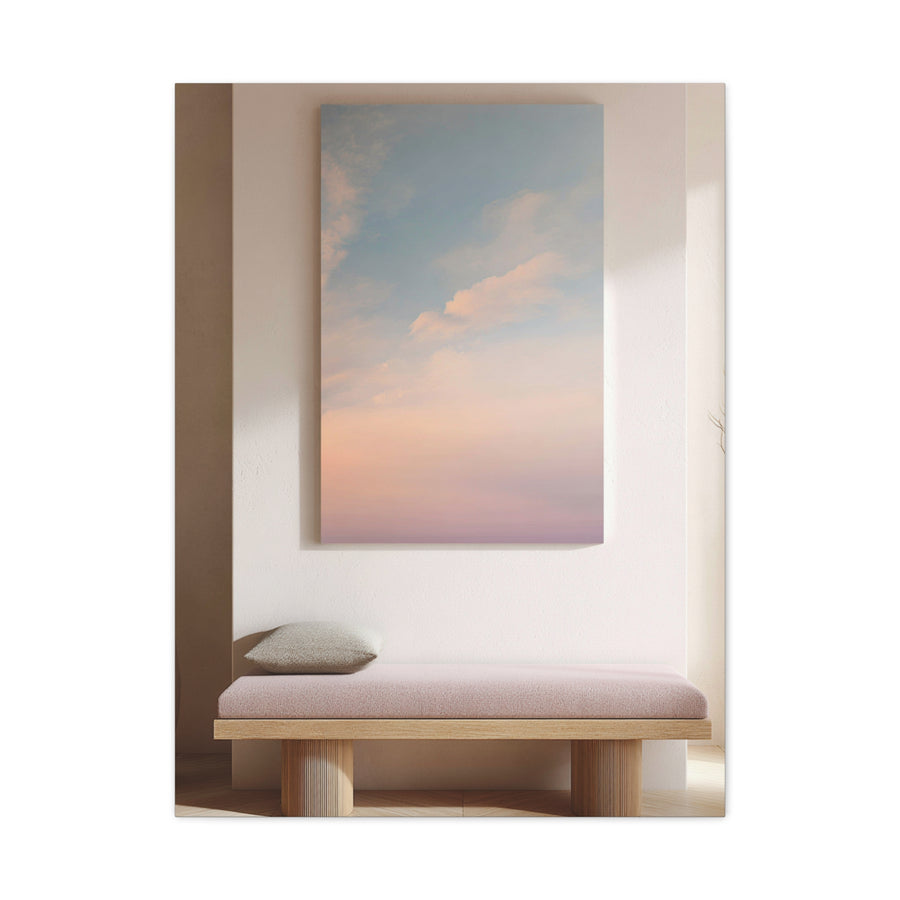 Soft Horizon Spa Waiting Room Wall Art & Canvas Print