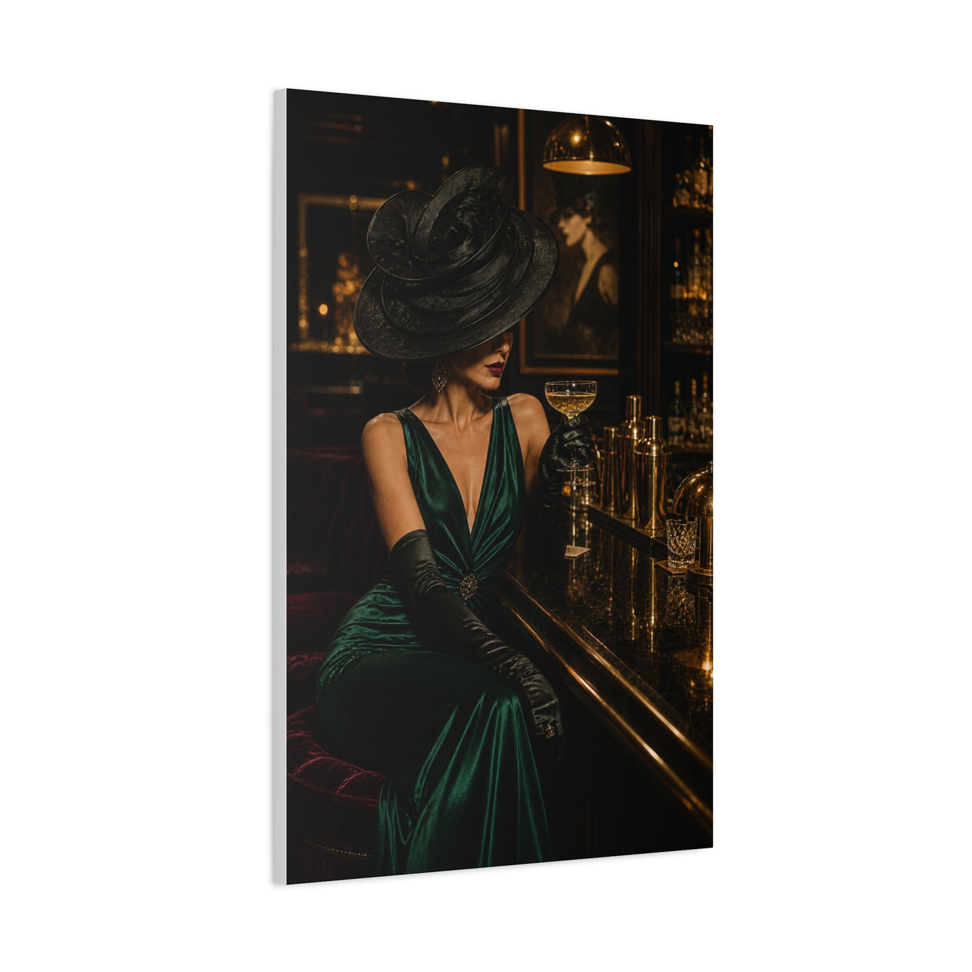 Couture Lounge Muse Portrait Wall Art & Canvas Print