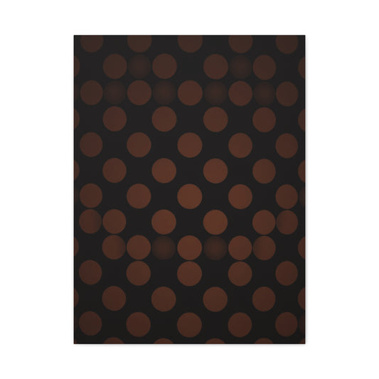 Polka Dot Pattern Art Supreme Canvas Wall Art & Canvas Print