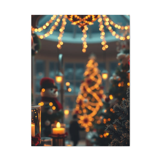 Yuletide Elegance Canvas Wall Art & Canvas Print