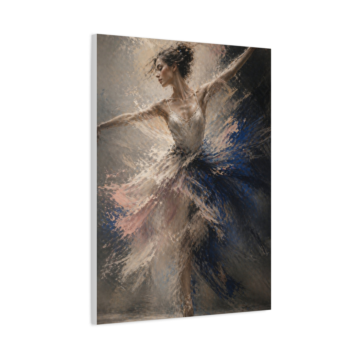 Expressive Ballet Motion Painting Wall Art & Canvas Print