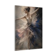 Expressive Ballet Motion Painting Wall Art & Canvas Print