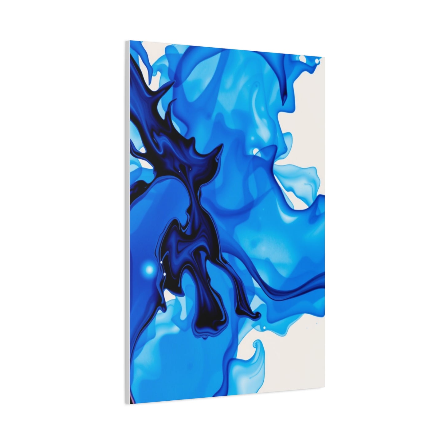 Supreme Collection Blue Abstract Art Wall Art & Canvas Print